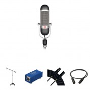 Aea Ribbon Mics R84 Ribbon Microphone Kit With Studio Boom Stand, Cl-1 Mic Activator, And Cables