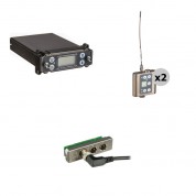 Lectrosonics Src Dual-channel Receiver With Two Smdwb Bodypack Transmitters And Adapter Kit For Standalone Use (a1: 470 To 537 Mhz)