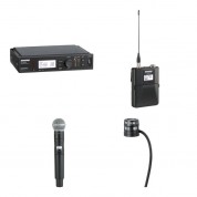 Shure Ulx-d Digital Wireless Handheld And Lavalier Microphone Kit With Sm58 Capsule (g50: 470 To 534 Mhz)