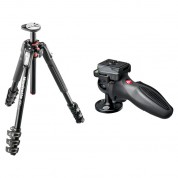 Manfrotto Mt190xpro4 Aluminum Tripod Kit With 324rc2 Joystick Head And Quick Release System