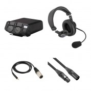 Telex Rts 2-channel Portable Beltpack Communications Kit With Single-sided Headset