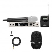 Sennheiser Ew 300 G4-base Combo Wireless Microphone System With Me 2-ii Lavalier And Mmd 835 Dynamic Capsule Kit (aw+: 470 To 558 Mhz)