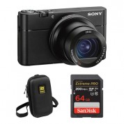 Sony Cyber-shot Dsc-rx100 Va Digital Camera With Accessories Kit