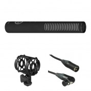 Senal Mc24-es Short Shotgun Microphone Kit With Shockmount And Xlr Cable