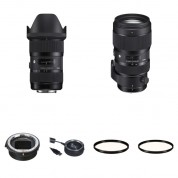 Sigma 18-35mm F/1.8 And 50-100mm F/1.8 Dc Hsm Art Lenses For Canon Ef With Mc-11 Mount Converter/lens Adapter For Sony E Kit