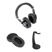 Senal Smh-1000 Professional Field And Studio Monitor Headphones Kit With Stand And Leather Earpads