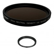 Tiffen Solar Nd Filter With 40.5-43mm Step-up Ring And Solar Eclipse Safety Glasses Kit (43mm)