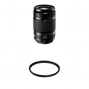 Fujifilm Xf 55-200mm F/3.5-4.8 R Lm Ois Lens With Uv Filter Kit