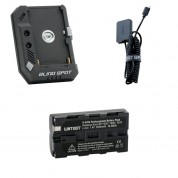 Blind Spot Gear Power Junkie V2 With Np-f550 Battery And Canon Lp-e12 Battery Adapter Kit (usb-c Connector)