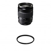 Fujifilm Xf 18-135mm F/3.5-5.6 R Lm Ois Wr Lens With Uv Filter