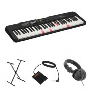 Casio Lk-s250 61-key Touch-sensitive Portable Keyboard With Lighted Keys Value Kit