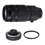 Fujifilm Xf 100-400mm F/4.5-5.6 R Lm Ois Wr Lens With 1.4x Teleconverter And Uv Filter Kit