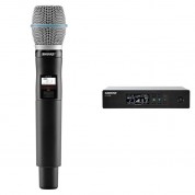 Shure Qlxd24/b87a Digital Wireless Handheld Microphone System Kit With Beta 87a Capsule (h50: 534 To 598 Mhz)