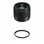 Panasonic Lumix G 25mm F/1.7 Asph. Lens With Uv Filter Kit