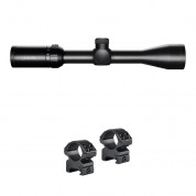 Hawke Sport Optics 3-9x40 Vantage Ir Riflescope & Medium Match Ring Mount Kit (rimfire .22 Hv Illuminated Reticle)