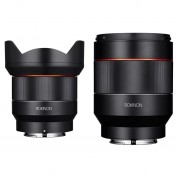 Rokinon Af 14mm F/2.8 And 50mm F/1.4 Fe Lenses Kit For Sony E