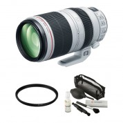 Canon Ef 100-400mm F/4.5-5.6l Is Ii Usm Lens With Accessories Kit