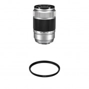 Fujifilm Xc 50-230mm F/4.5-6.7 Ois Ii Lens With Protective Filter Kit (silver)