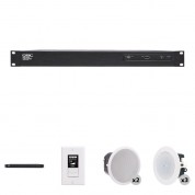 Qsc Business Music Kit For 1200ft² Restaurant/bar (ceiling Mount)