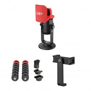 Joby Wavo Pod Desktop Usb Microphone Value Kit With Phone Mount