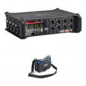 Zoom F8n Pro 8-input / 10-track Multitrack Field Recorder & Orca Or-272 Sound Bag