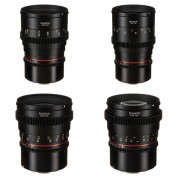 Rokinon 24, 35, 50 & 85mm T1.5 High-speed Cine Dsx Canon Rf Mount Lens Bundle