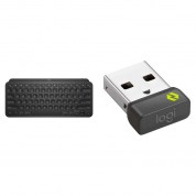 Logitech Mx Keys Mini Wireless Keyboard & Logi Bolt Usb Receiver Bundle (black)