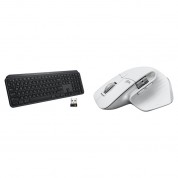 Logitech Mx Keys Wireless Keyboard & Mx Master 3s Mouse Set (pale Gray)