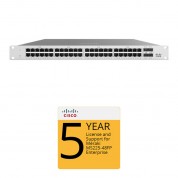 Cisco Ms125-48fp Access Switch With 5-year Enterprise License And Support