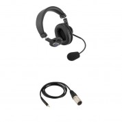 Senal Smh-1010ch Single-sided Communication Headset With 5-pin Xlrm Cable For Telex System