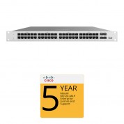 Cisco Ms120-48lp Access Switch With 5-year Enterprise License And Support