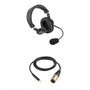 Senal Smh-1010ch Communication Headset Kit With 4-pin Male Xlr Cable For Rts Systems