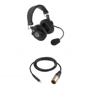 Senal Smh-1020ch Communication Headset Kit With 4-pin Male Xlr Cable For Rts Systems