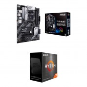 Amd Ryzen 7 5800x 3.8 Ghz Eight-core Am4 Processor & Asus Prime B550 Plus Atx Motherboard Kit