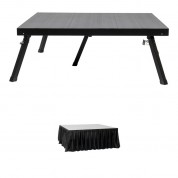 Mystage Portable Stage With Black Satin Skirt (4 X 4')