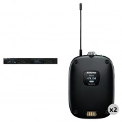 Shure Slxd14d Dual-channel Digital Wireless Bodypack System Kit With No Mics (g58: 470 To 514 Mhz)