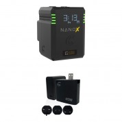 Core Swx Nanox 150wh Battery With 45w Fast Charger Kit (gold Mount)