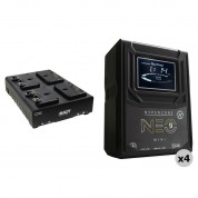 Core Swx Hypercore Neo 9 Mini 98wh 4-battery Kit With Quad Charger (gold Mount)