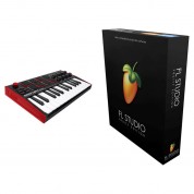 Image-line Fl Studio 20 Fruity Edition Music Production Kit With Akai Mpk Mini Mk3