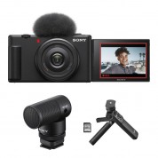 Sony Zv-1f Vlogging Camera With Content Creator Kit (black)