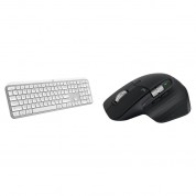 Logitech Mx Wireless Keys S Keyboard And Master 3s Mouse (pale Gray / Black)