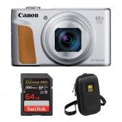 Canon Powershot Sx740 Hs Digital Camera With Accessories Kit (silver)