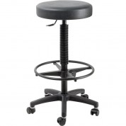 K&m Adjustable Guitar Stool With Stop & Go Wheels (black)