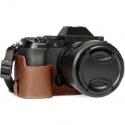 Megagear Leather Camera Half Case Fujifilm X-s20 (brown)