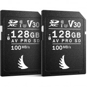 Angelbird 128gb Av Pro Uhs-i Sdxc Match Pack For Nikon Cameras