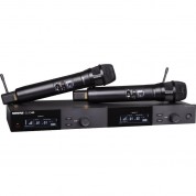 Shure Slxd24d/n8c Dual-channel Digital Wireless Handheld Microphone System With Nexadyne 8/c Cardioid Capsules (g58: 470 To 514 Mhz)