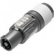 Neutrik Nac3fxxb-w-l Powercon Lockable Power Connector (gray)