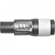 Neutrik Nac3fxxb-w-l Powercon Lockable Power Connector (gray)