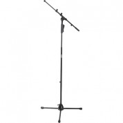 On-stage Ms7550 One-handed Tripod Microphone Stand With Telescoping Boom (black)