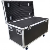 Prox Large Utility Trunk Storage Case With Casters (black)